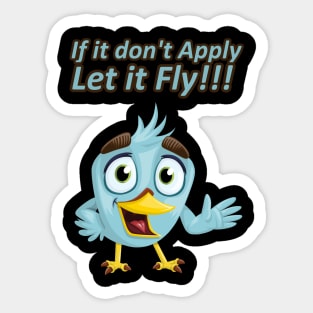 Blue birdie Sticker